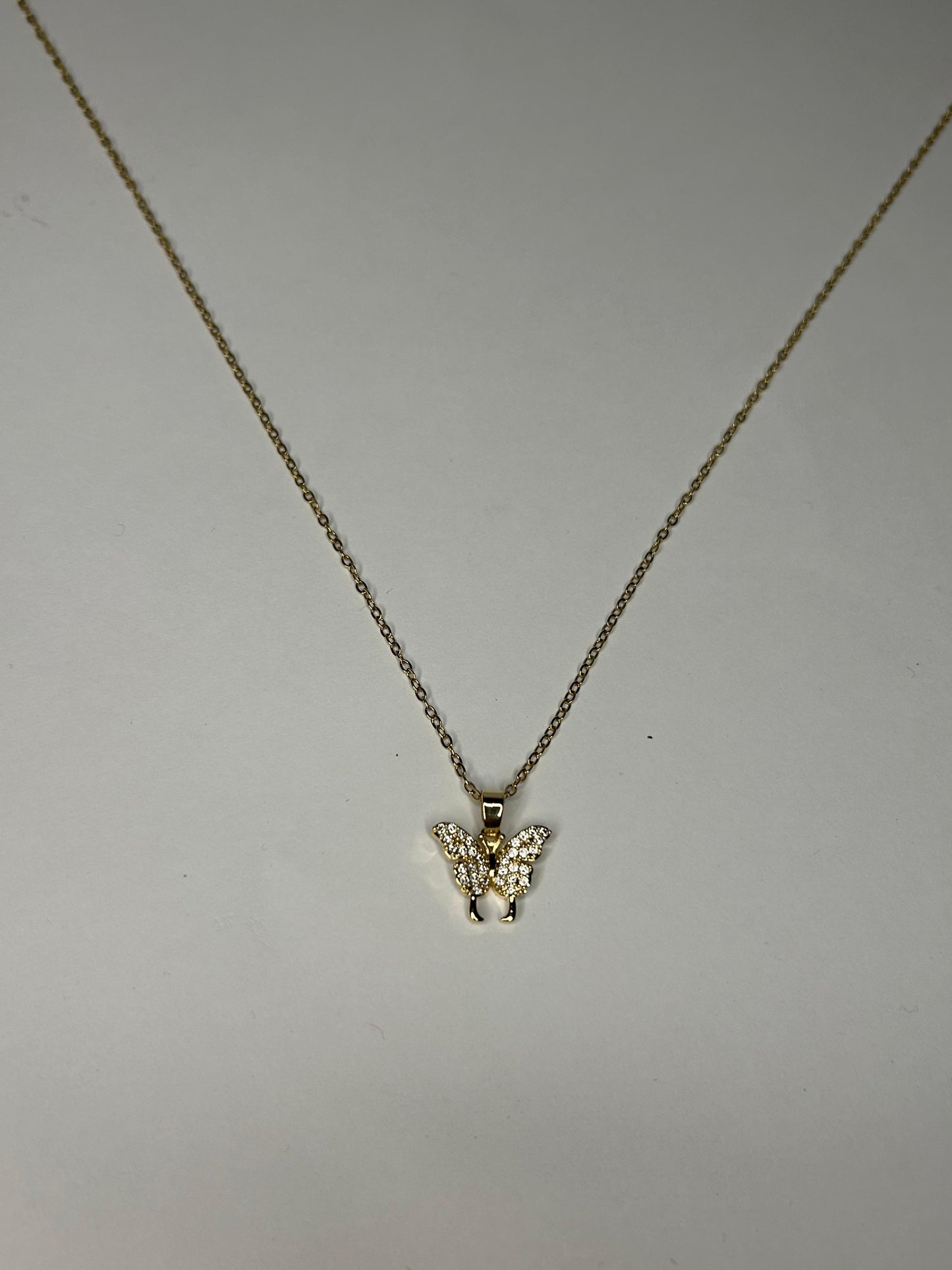 Golden Butterfly Pendant